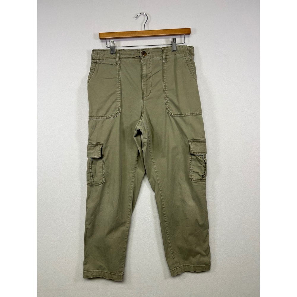 Utility Gorpcore Old Navy Mens Size M Olive Green OG‎ Chino Cargo Pants Pocketed